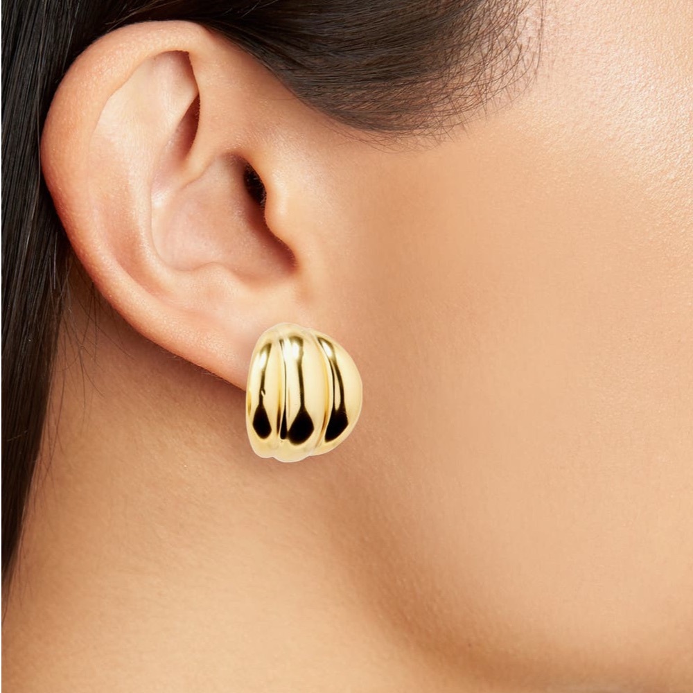 Madewell Gold Statement Earrings